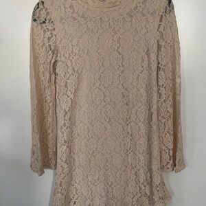 H&M Divided Cream Lace Dress